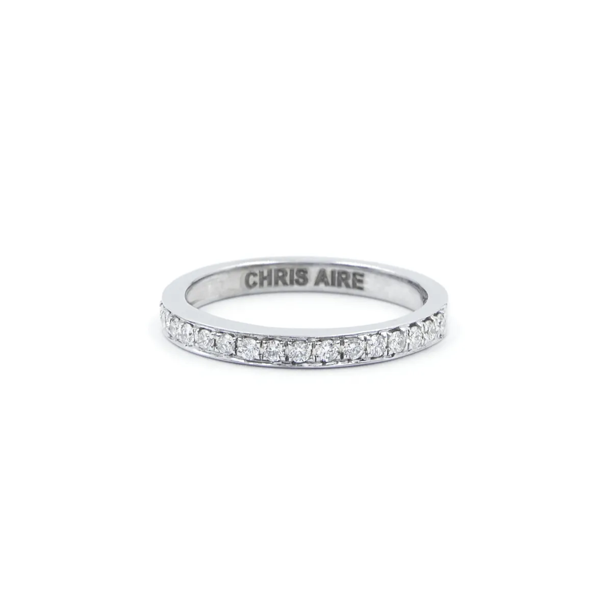 WEDDING BAND - CHRIS AIRE FOREVER DIAMOND BAND
