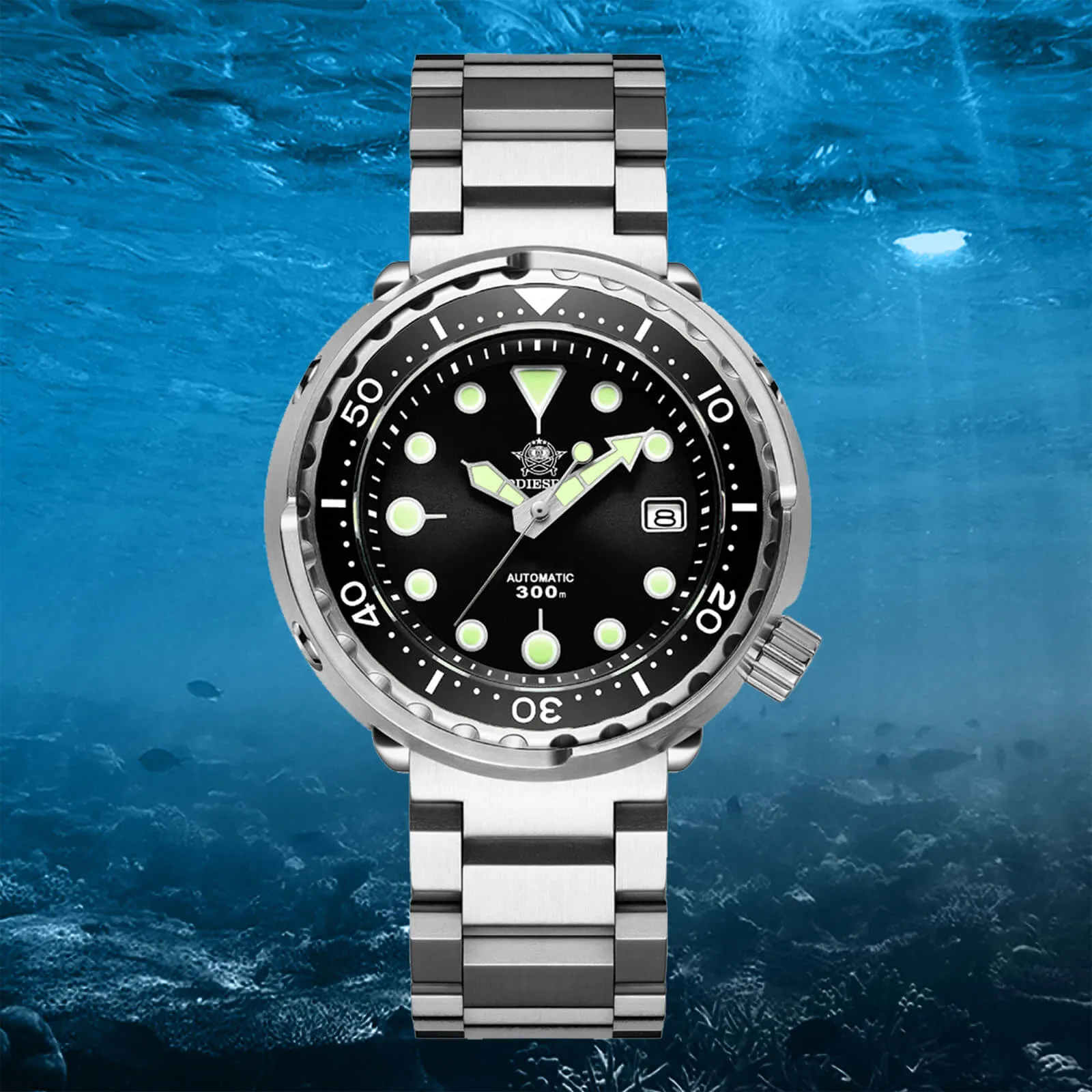 ★Weekly Deal★ADDIESDIVE® Tuna 300M Automatic Diver Watch Tuna Diver 3Colors ( MY-H5)
