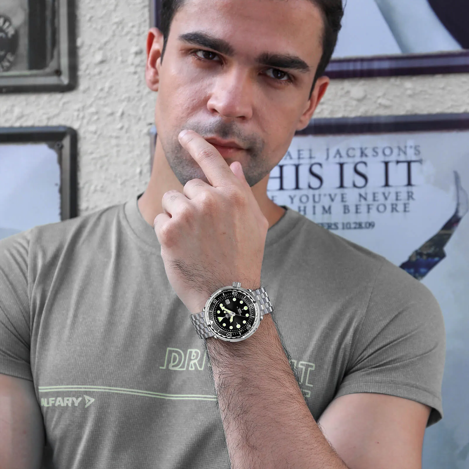 ★Weekly Deal★ADDIESDIVE® Tuna 300M Automatic Diver Watch Tuna Diver 3Colors ( MY-H5)