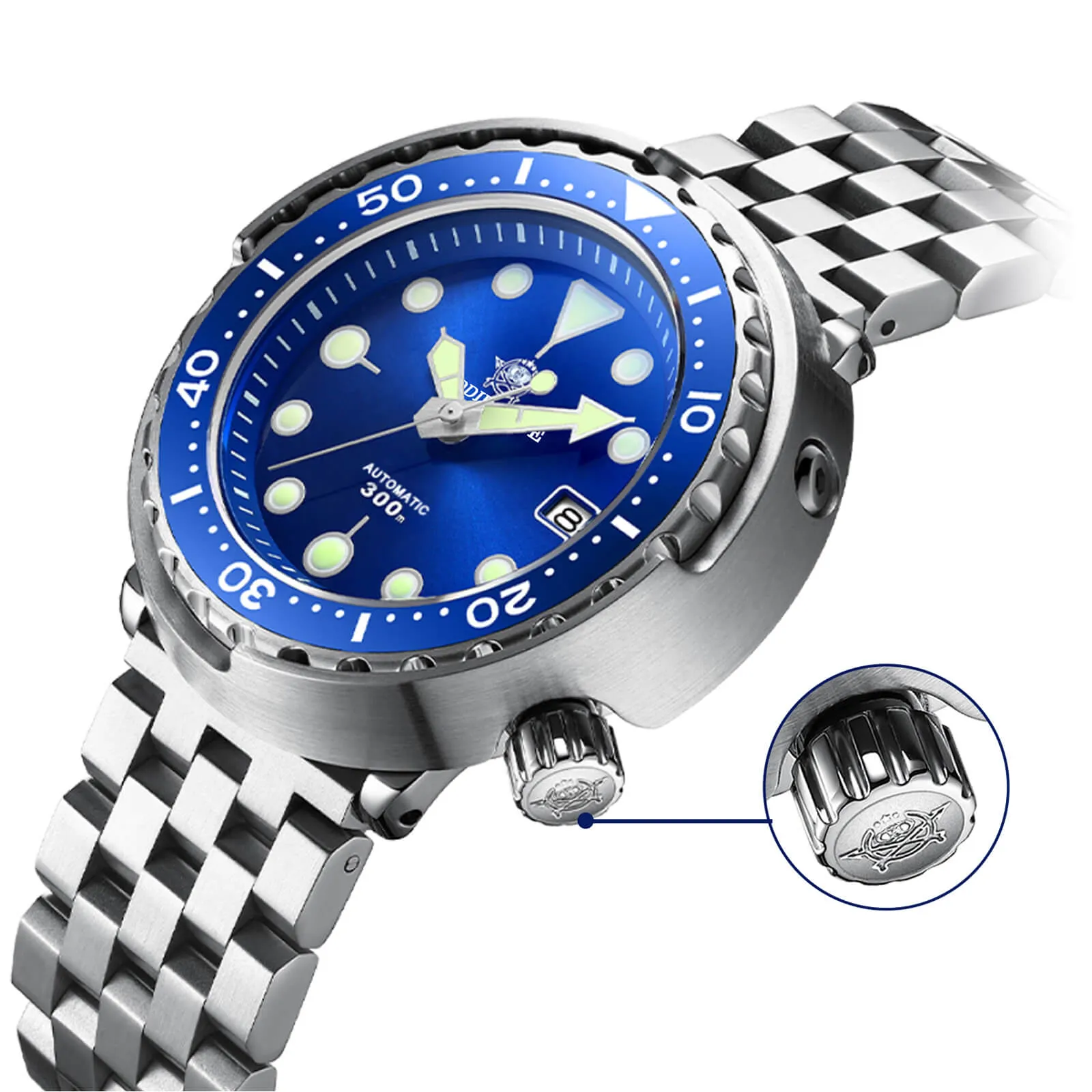 ★Weekly Deal★ADDIESDIVE® Tuna 300M Automatic Diver Watch Tuna Diver 3Colors ( MY-H5)