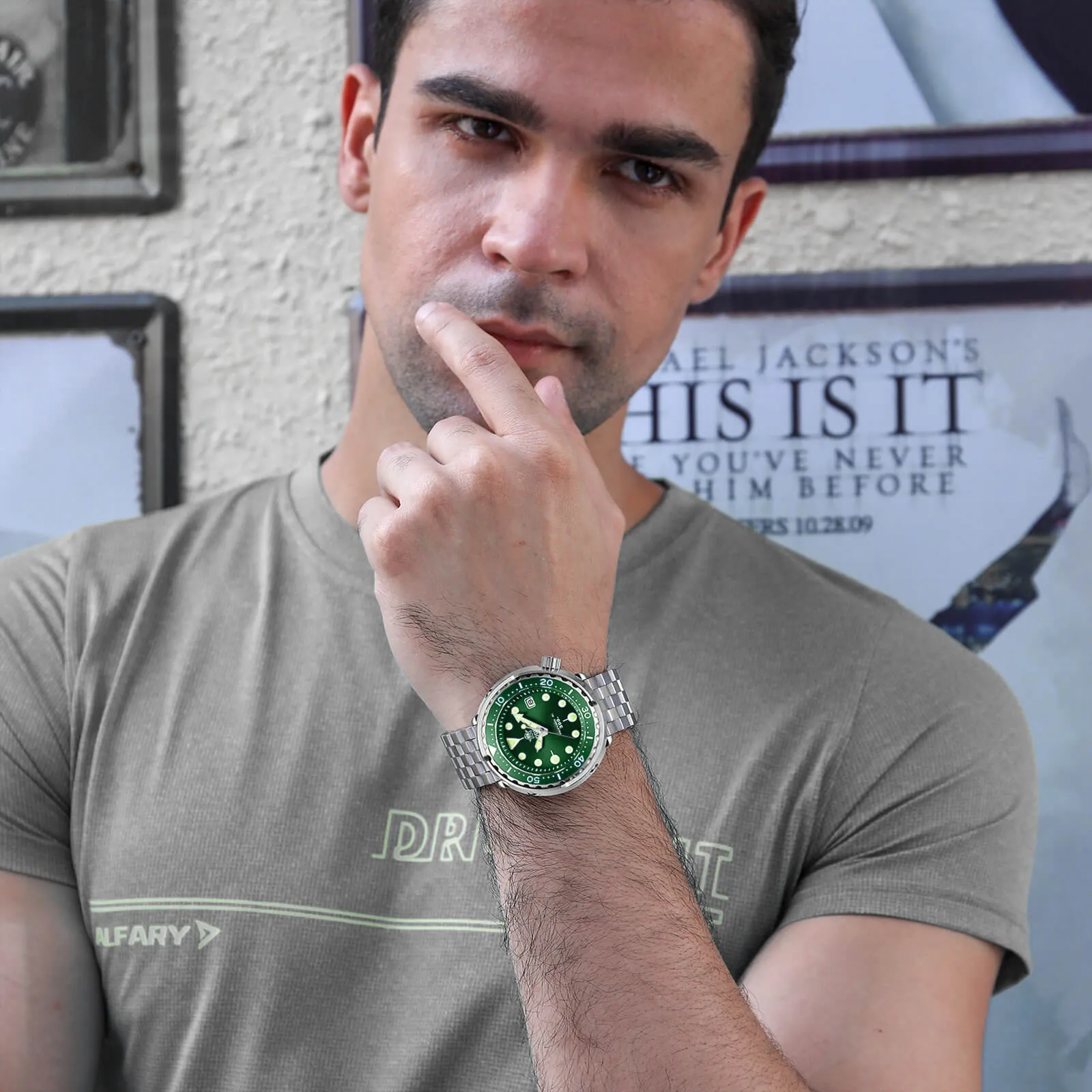 ★Weekly Deal★ADDIESDIVE® Tuna 300M Automatic Diver Watch Tuna Diver 3Colors ( MY-H5)