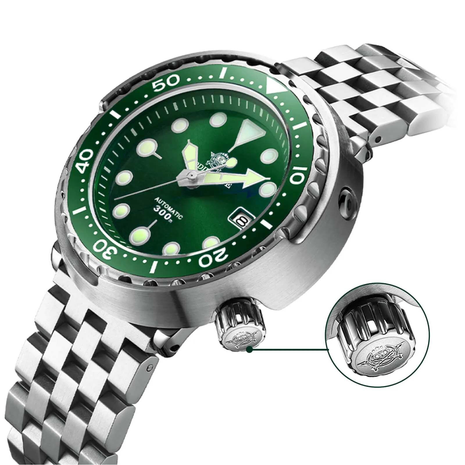 ★Weekly Deal★ADDIESDIVE® Tuna 300M Automatic Diver Watch Tuna Diver 3Colors ( MY-H5)