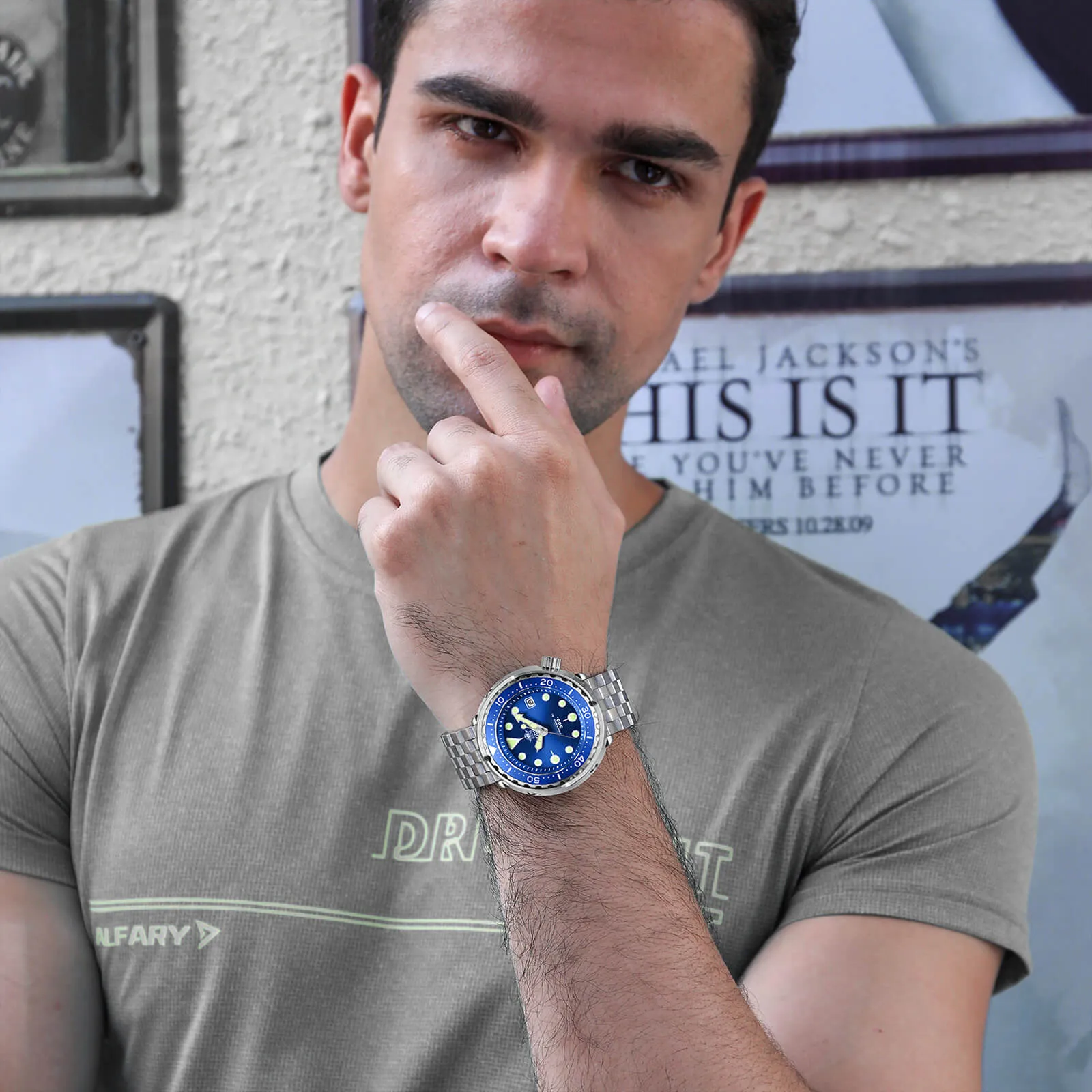 ★Weekly Deal★ADDIESDIVE® Tuna 300M Automatic Diver Watch Tuna Diver 3Colors ( MY-H5)