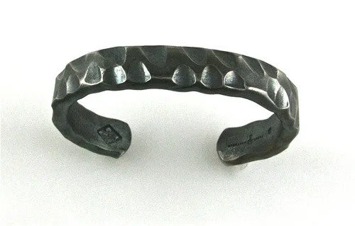 Wide Random Pattern Cuff Bracelet: Men & Women