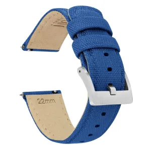 Withings Nokia Activite And Steel Hr Sailcloth Quick Release Royal Blue Watch Band