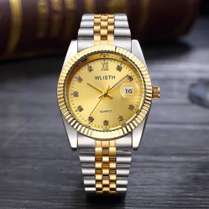 Women men  Diamond water resistant  Watch