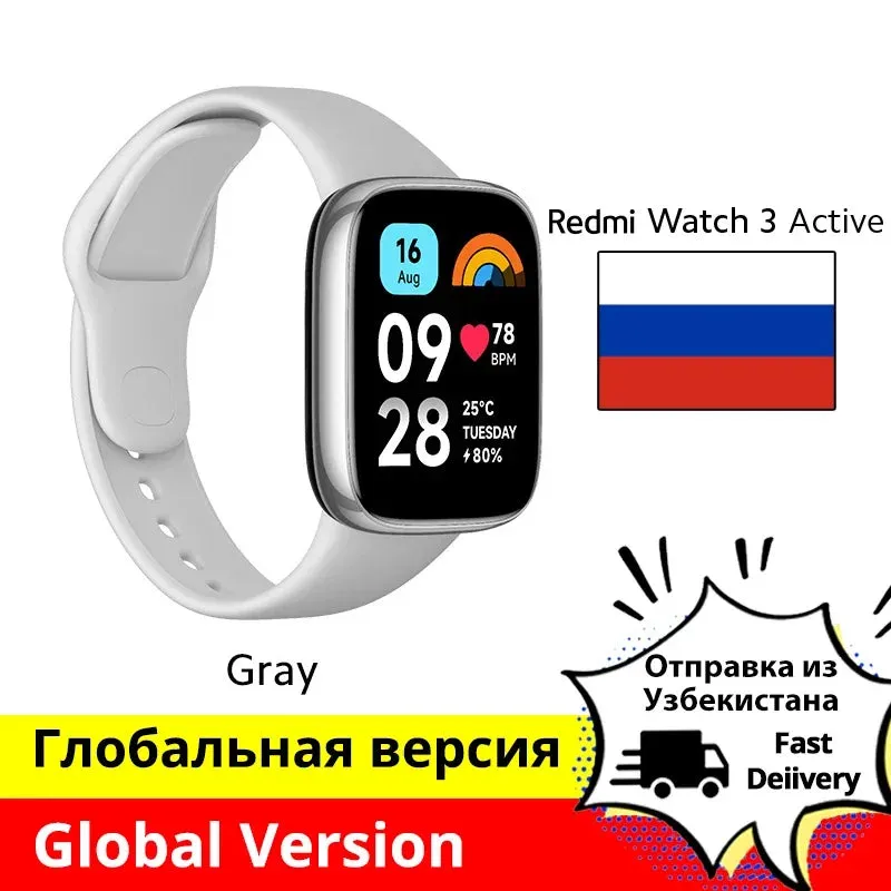 [World Premiere] Xiaomi Redmi Watch 3 Active1.83'' LCD Display Blood Oxygen Heart Rate Bluetooth Voice Call 100  Sport Modes