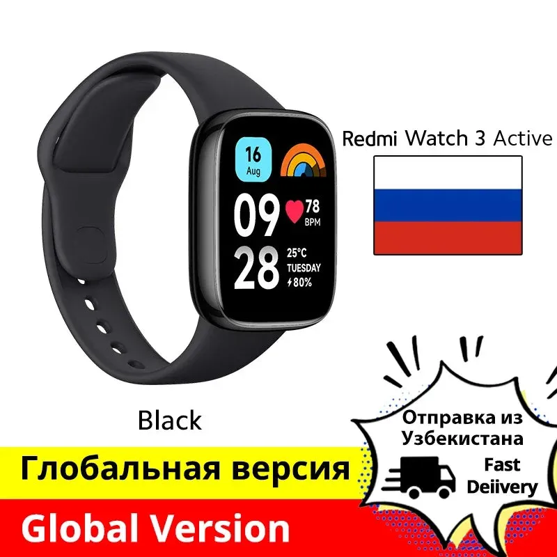 [World Premiere] Xiaomi Redmi Watch 3 Active1.83'' LCD Display Blood Oxygen Heart Rate Bluetooth Voice Call 100  Sport Modes