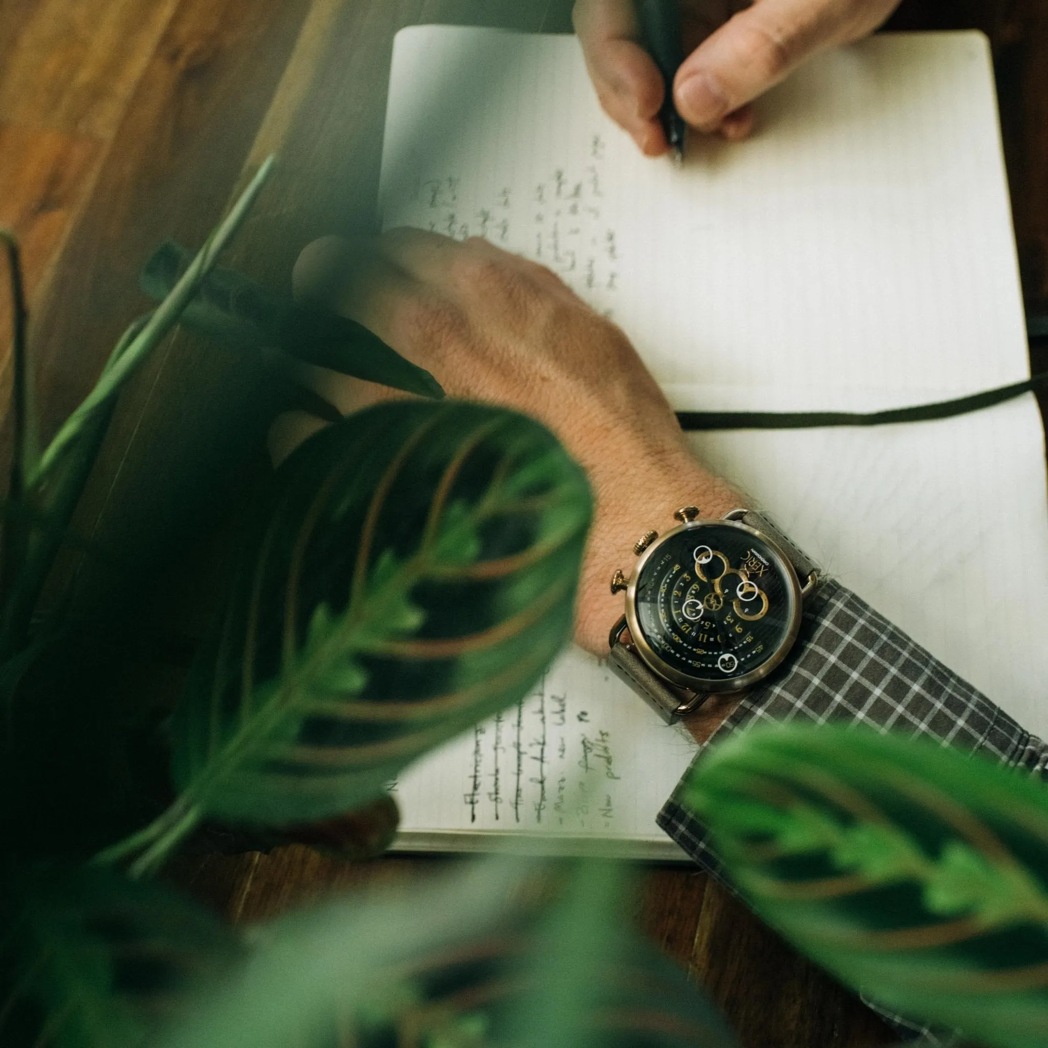 Xeric Halograph Chrono Sapphire Antique Brass