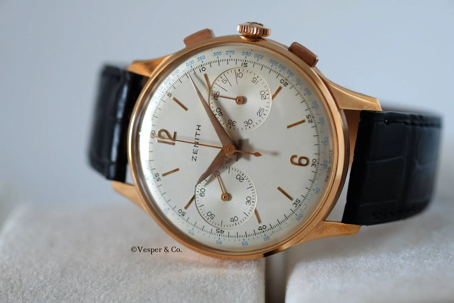 Zenith 1950s Chronograph in Rose Gold