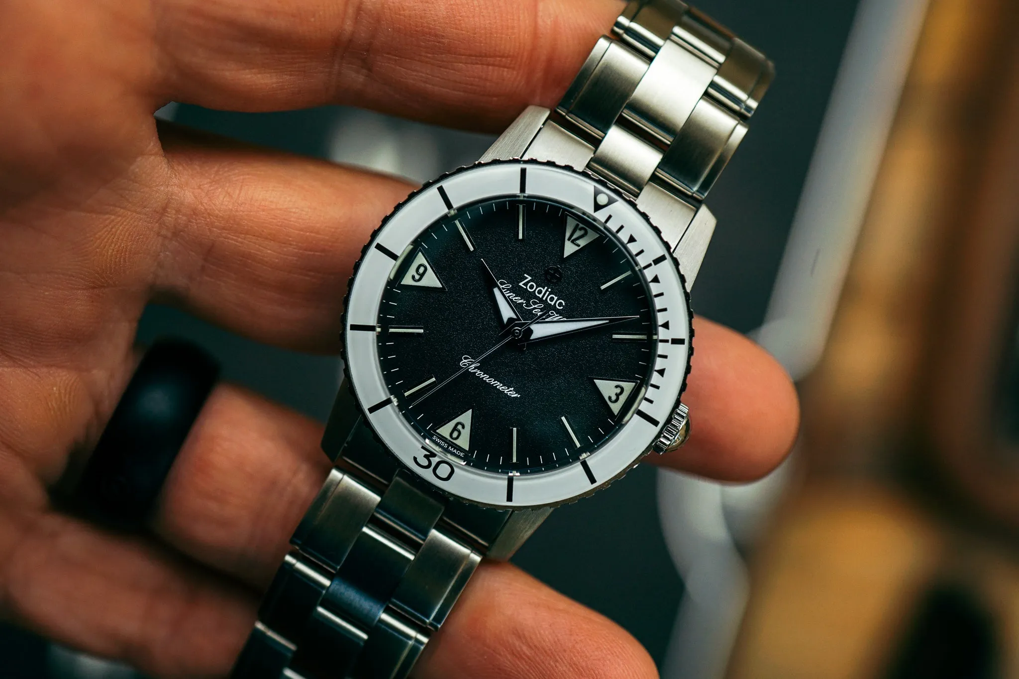 Zodiac Super Sea Wolf Topper Limited Edition "White Wolf" ZO9208