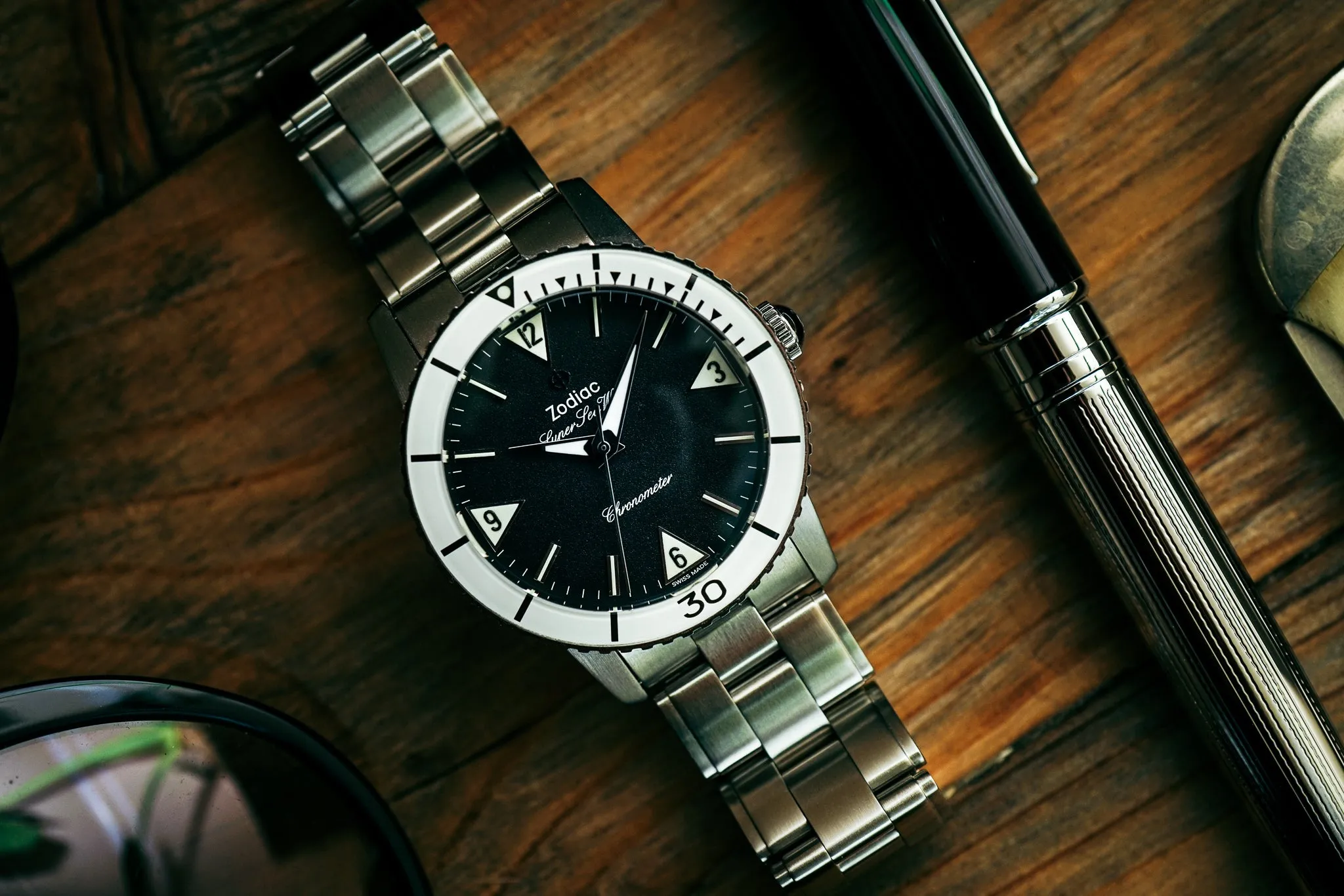Zodiac Super Sea Wolf Topper Limited Edition "White Wolf" ZO9208